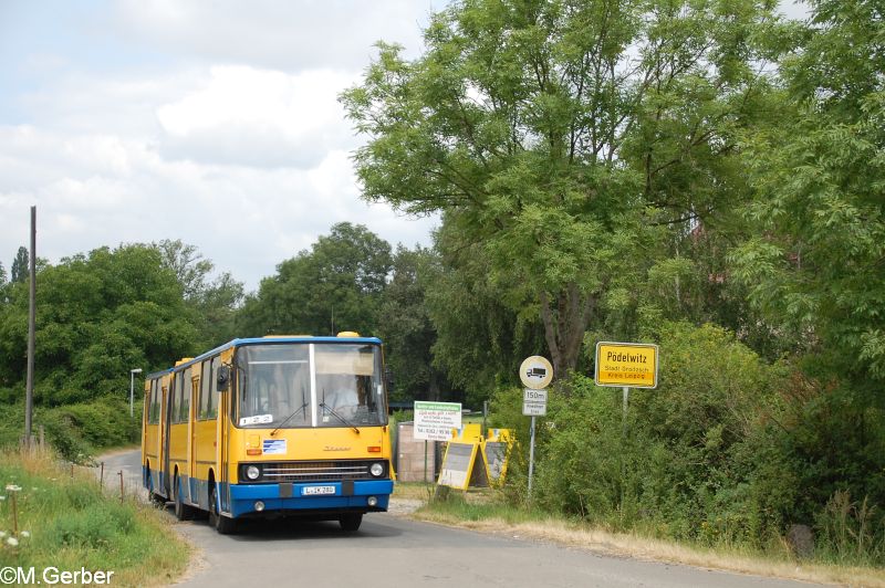 Leipzig 2017 – Ikarus Z80 bus at the Straßenbahnmuseum